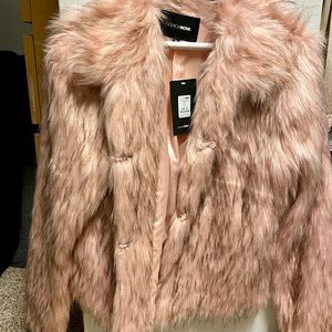 Fashion Nova Blush Teddy Jacket